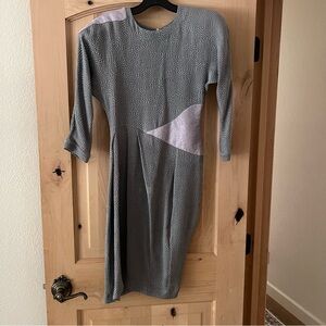 preen by thornton bregazzi gray dress